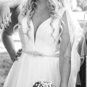 Stella York wedding dress, ivory